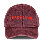 Un - fuckin - believable - Stonewashed Ball Cap - ballcap - baseball style hats - funny ballcaps - Numbskullz