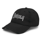 Unholy - Distressed Adjustable Ball Cap - ballcap - baseball style hats - hats - Numbskullz