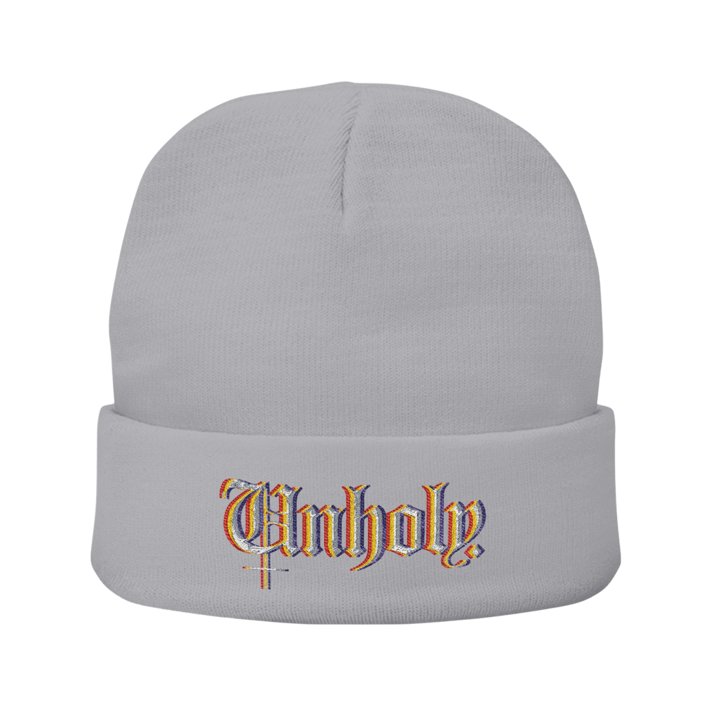 Unholy - Knit Beanie-Accessories-Beanies-Embroidery-NumbskullzKC