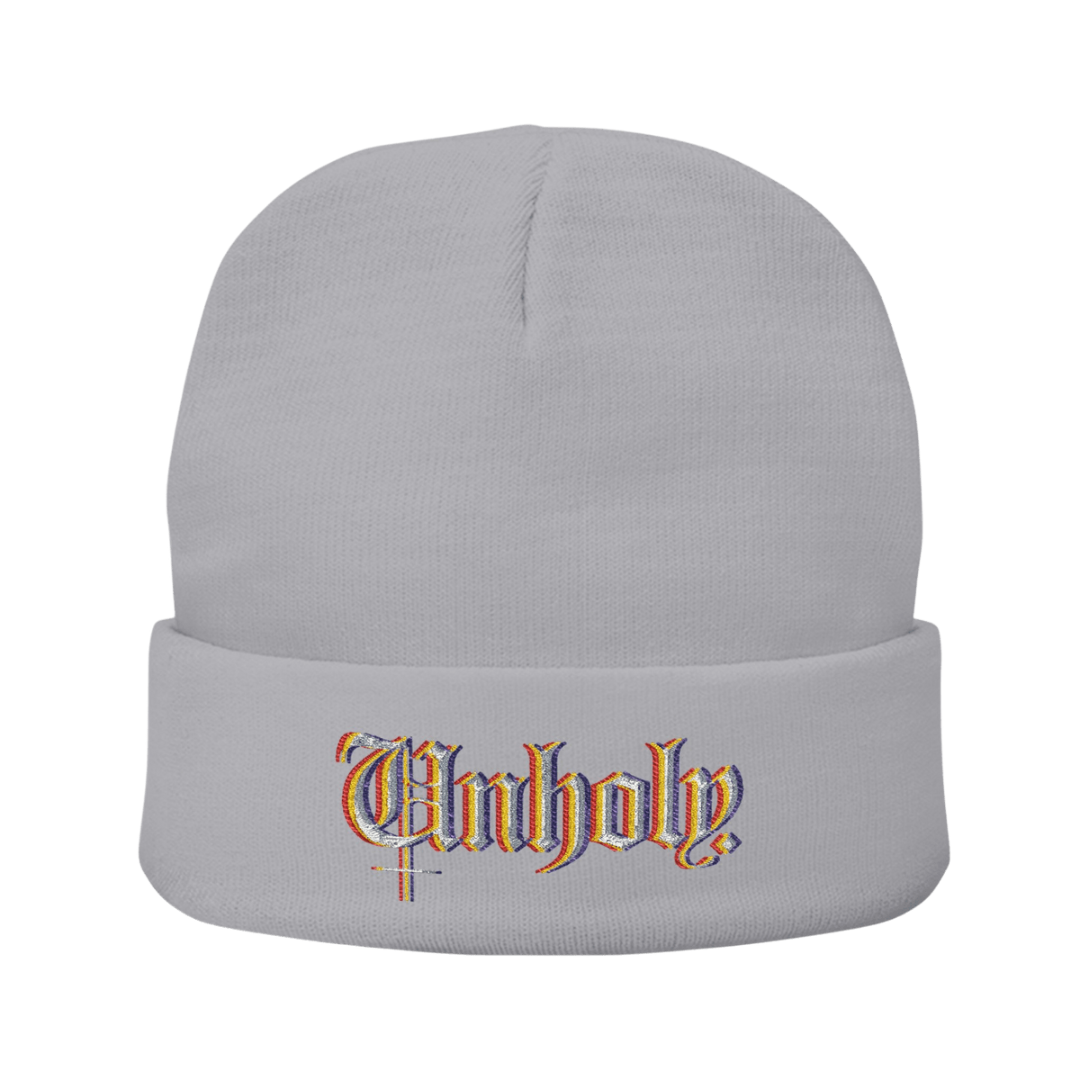 Unholy - Knit Beanie-Accessories-Beanies-Embroidery-NumbskullzKC