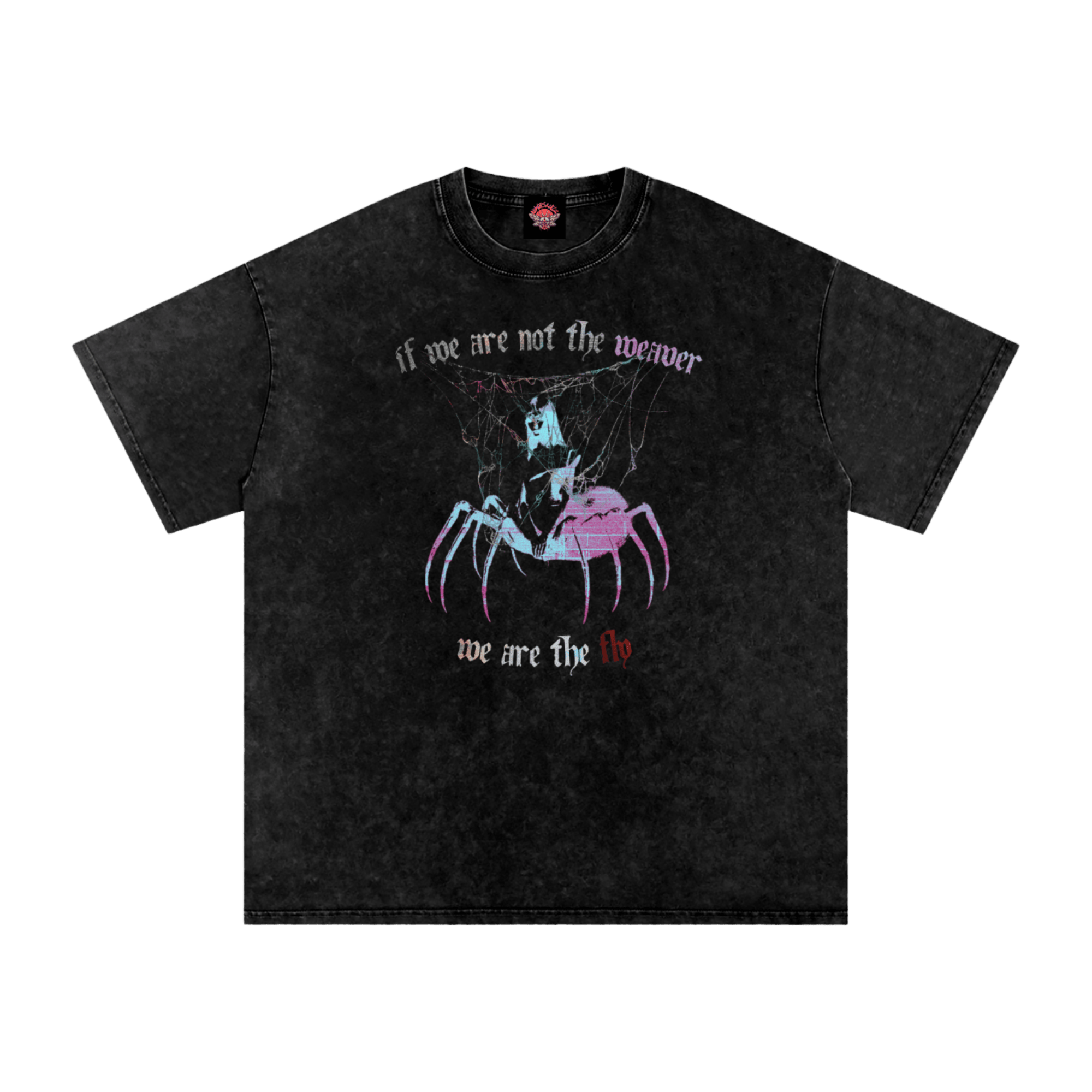 Weaver or the Fly - Oversized T-Shirt - glitchcore - gothic - graphics - Numbskullz