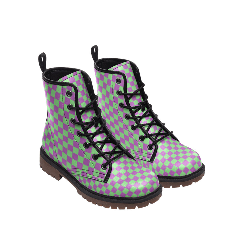 Who's Laughing? - Combat Boots - boots - combat boots - fashion boots - Numbskullz