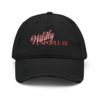 Wildly Unpopular - Distressed Ball Cap - ballcap - baseball style hats - funny ballcaps - Numbskullz