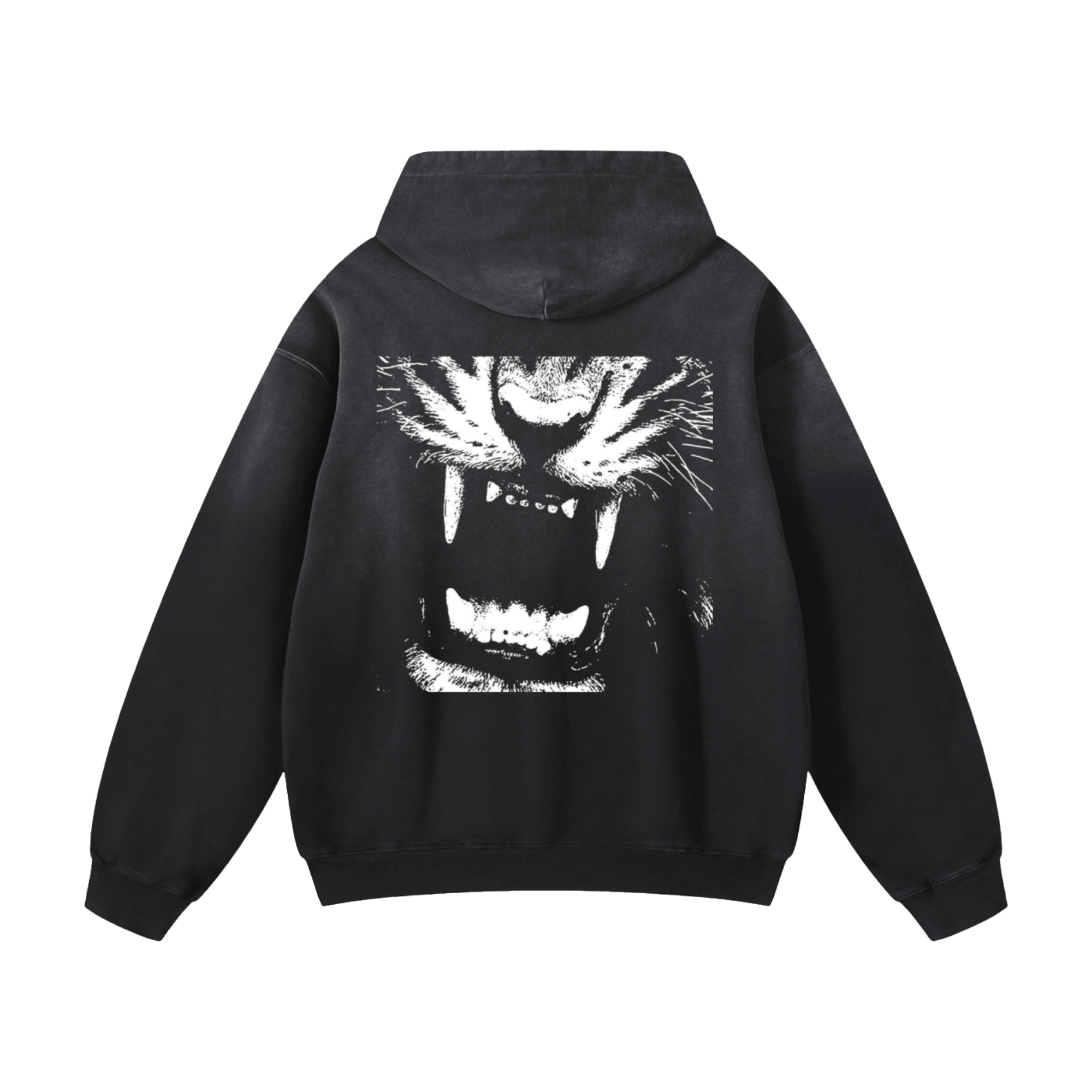 Without Fear - Loose Fit Hoodie-animal-hoodie-Numbskullz-NumbskullzKC