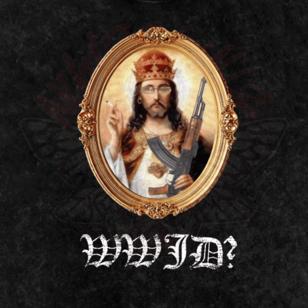 WWJD - Oversized T-Shirt - logo tees - men's shirts - oversized T-shirts - Numbskullz