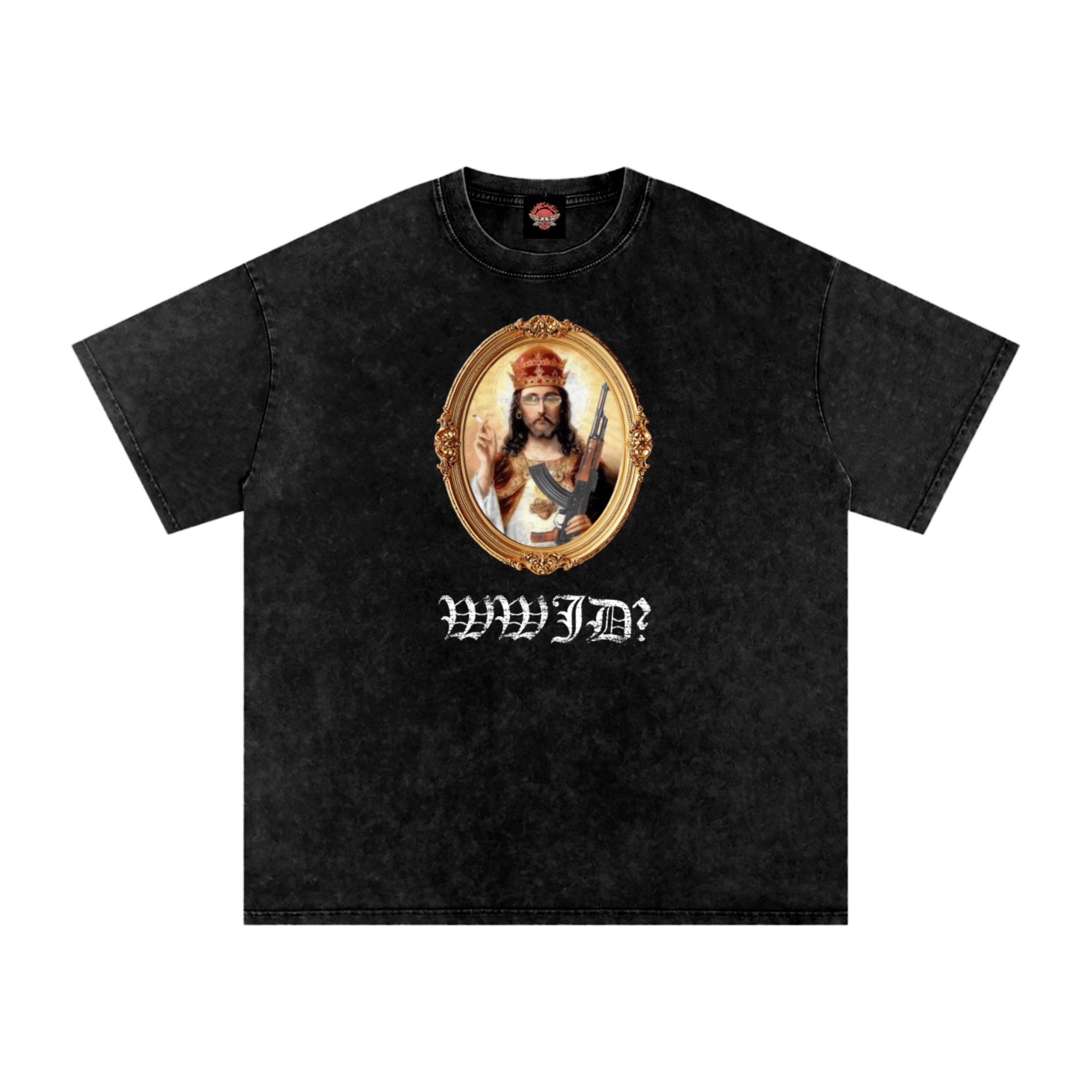 WWJD - Oversized T-Shirt - logo tees - men's shirts - oversized T-shirts - Numbskullz