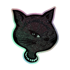 Y2K Cat - Holographic Sticker - 90s - accessories - animal - NumbskullzKC