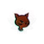 Y2K Cat - Holographic Sticker - 90s - accessories - animal - NumbskullzKC