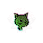 Y2K Cat - Holographic Sticker - 90s - accessories - animal - NumbskullzKC