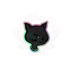 Y2K Cat - Holographic Sticker - 90s - accessories - animal - NumbskullzKC