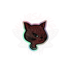Y2K Cat - Holographic Sticker - 90s - accessories - animal - NumbskullzKC